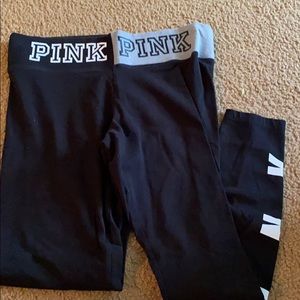 VS PINK Colorblock Leggings
